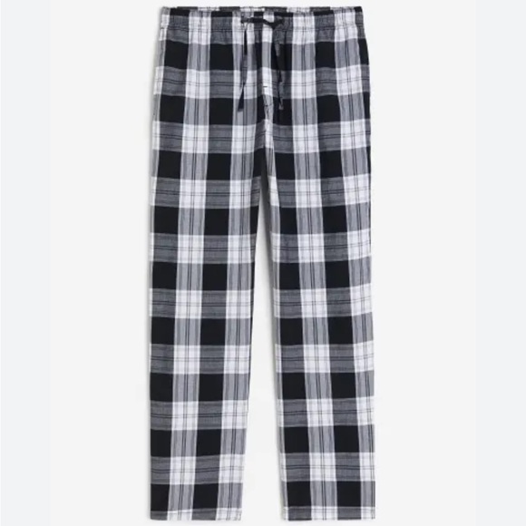 Men’s Gray Plaid Soft Pajama Pants - Picture 1 of 4